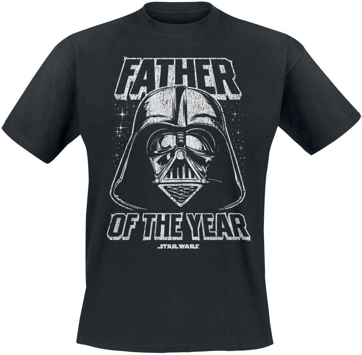 Star Wars T-Shirt - Darth Vader - Father Of The Year - M bis XL - für Männer - Größe XL - schwarz  - Lizenzierter Fanartikel