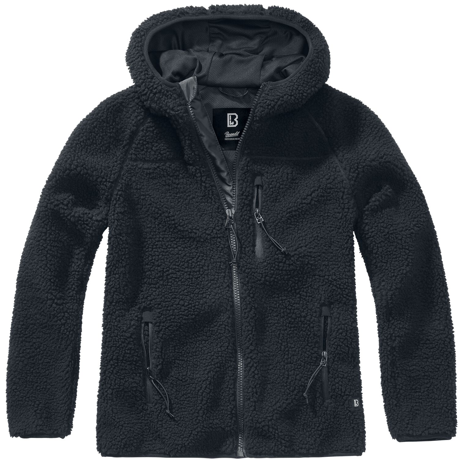 Brandit Teddyfell Jacke Mit Kapuze Ladies Teddyfleecejacket, Hood - Main Image