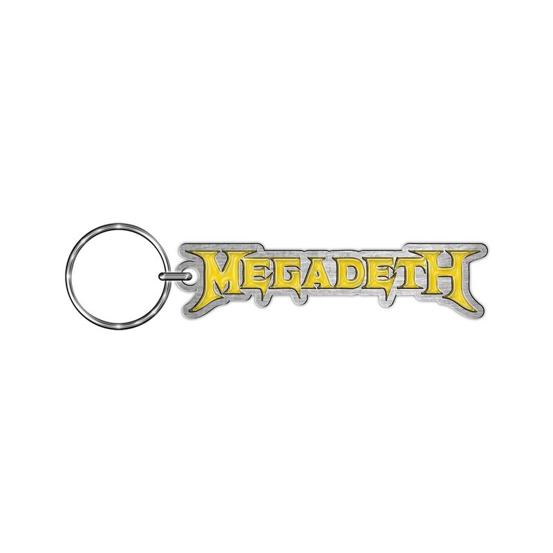 Breloczek do kluczy  z Megadeth - Logo - Brak - czarny/srebrny