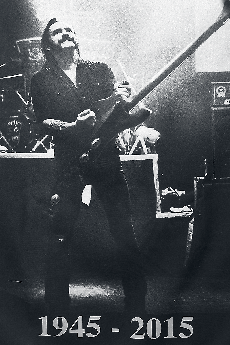 Motörhead Lemmy - Lived To Win Flagge multicolor