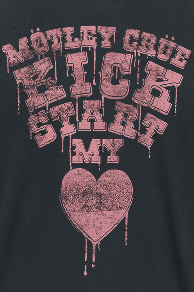 Mötley Crüe Kickstart My Heart T-Shirt schwarz