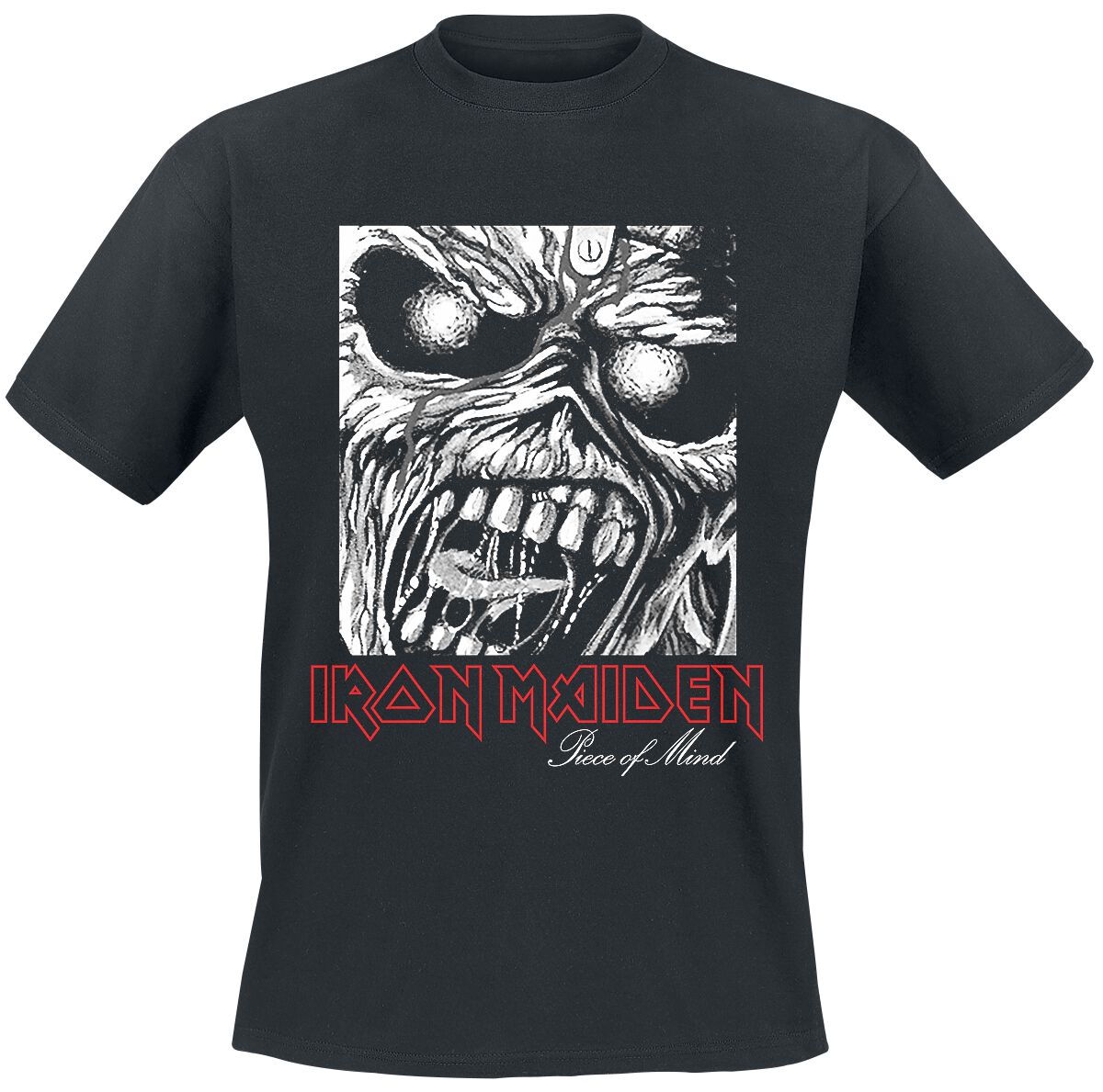 POM Boxed Eddie T-Shirt schwarz von Iron Maiden