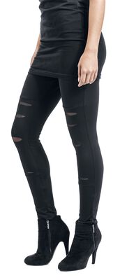 Leggings With Insert Lace