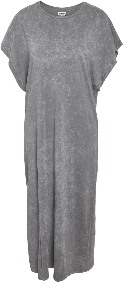 Image of Abito media lunghezza di Noisy May - NMRena S/S Long Slit Dress JRS - XS a XL - Donna - grigio