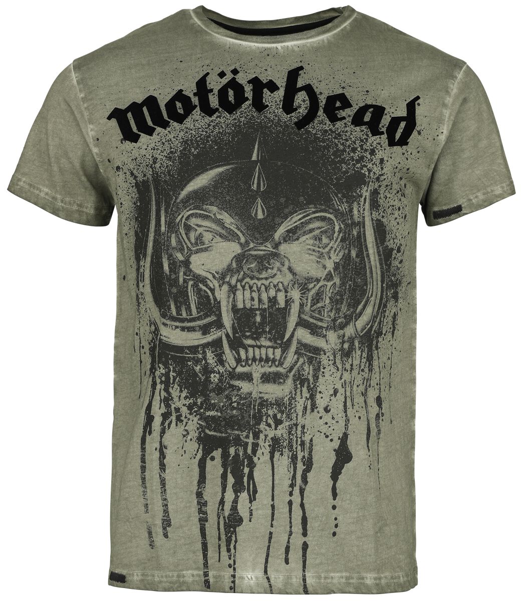 Motörhead T-Shirt – EMP Signature Collection – M bis L – für Männer – Größe M – oliv – EMP exklusives Merchandise! Motörhead T-Shirt – EMP Signature Collection – M bis L – für Männer – Größe M – oliv – EMP exklusives Merchandise!