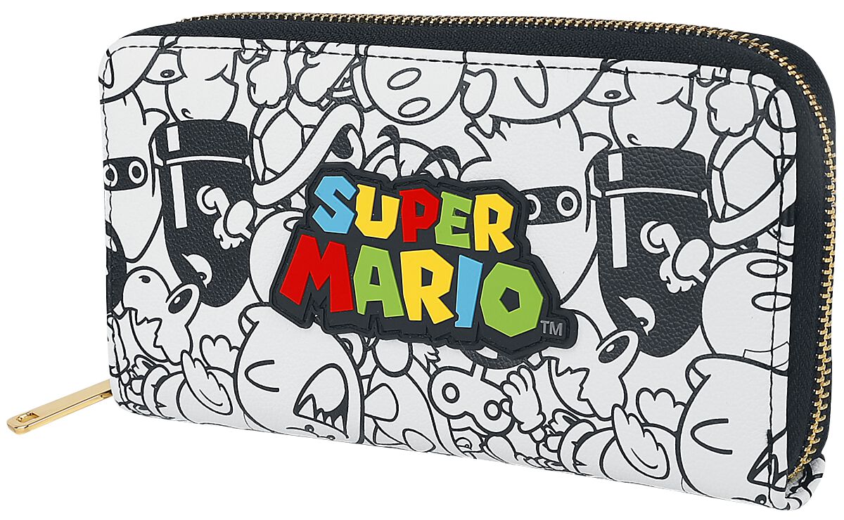 Super Mario Logo Geldbörse multicolor  - Onlineshop EMP