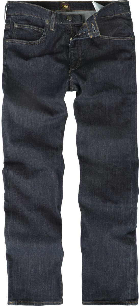 Image of Jeans di Lee Jeans - Brooklyn Straight Rinse - W30L32 a W40L34 - Uomo - blu