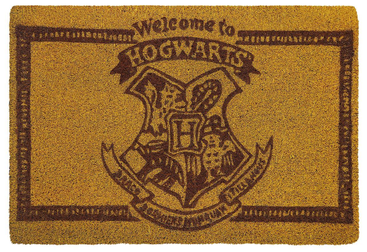 Harry Potter Welcome To Hogwarts Fußmatte multicolor