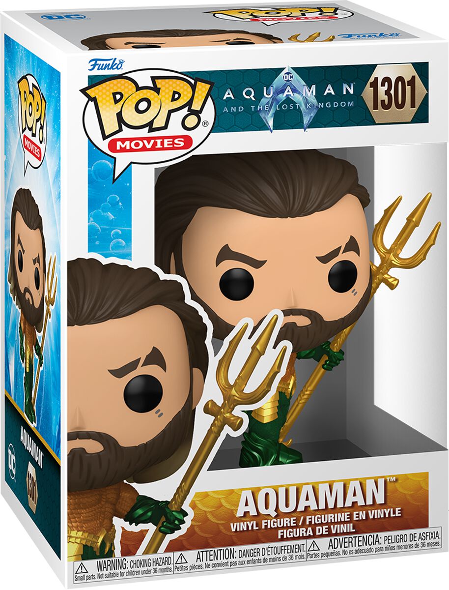 Image of Aquaman and the lost Kingdom - Aquaman Vinyl Figur 1301 - Funko Pop! - Funko Shop Europe