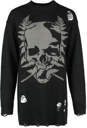 Cause Fear Knit Sweater, KIHILIST by KILLSTAR, Strickpullover