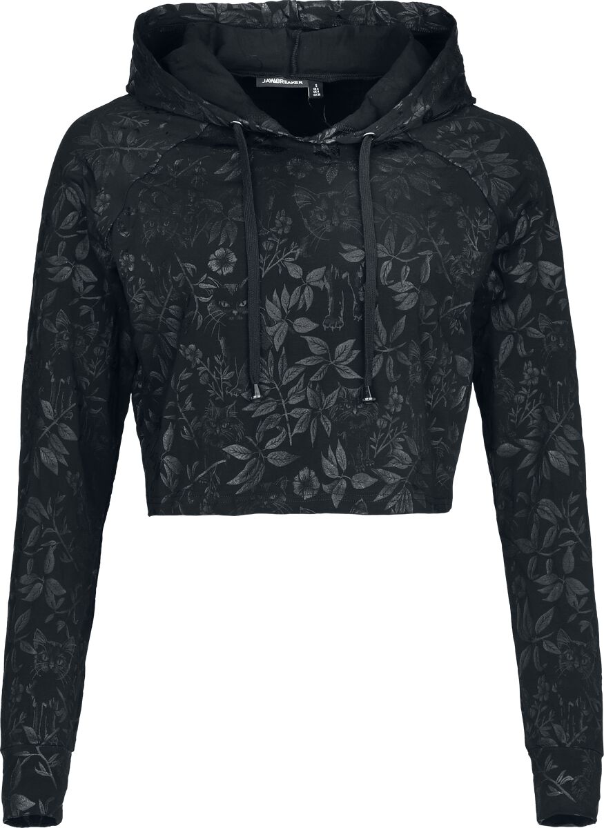 🏷️ Sweat-shirt à capuche Rockabilly de Jawbreaker - Sweat à Capuche Court - pour Femme