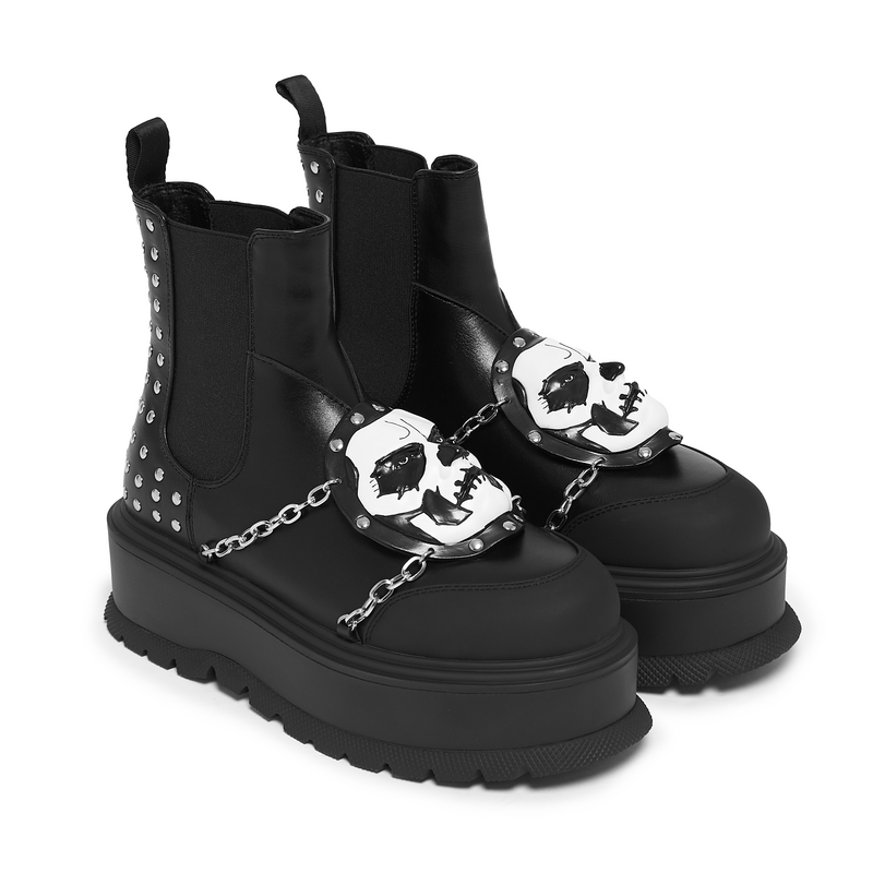 KOI Gothic Boots - Ghost - Secular Haze Papa Emeritus II Platform Boots - for Women - black