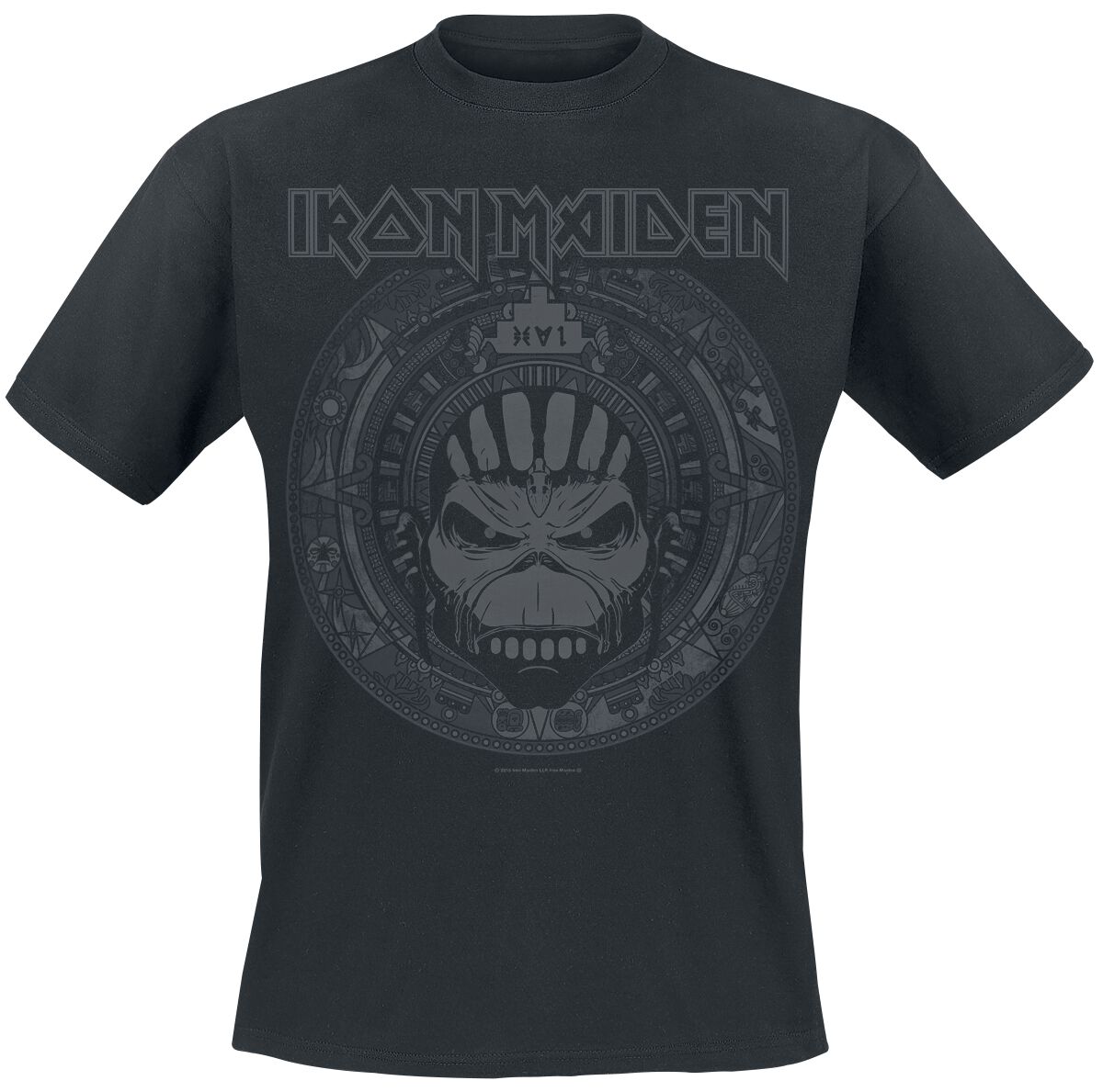 Image of Iron Maiden Book Of Souls Skull T-Shirt schwarz