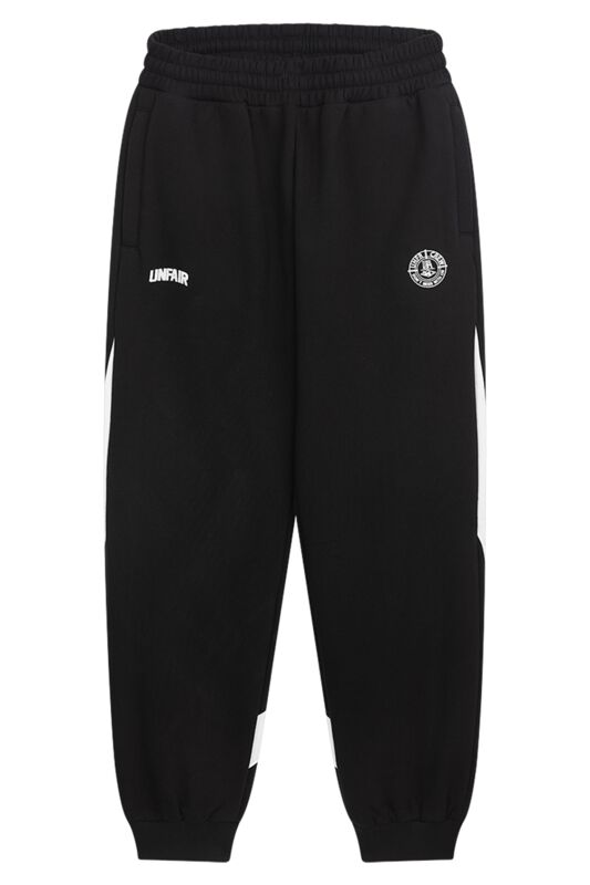 Unfair Athletics Trainingshose - TWO SIDE PANEL SWEATPANTS - M bis 3XL - für Männer - Größe L - schwarz/weiß