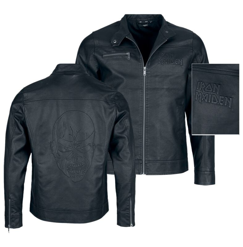 Iron Maiden EMP Signature Collection Kunstlederjacke schwarz in L