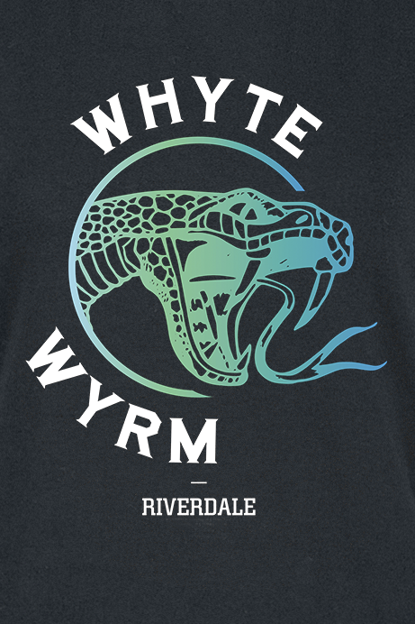 Riverdale Whyte Wyrm T-Shirt schwarz