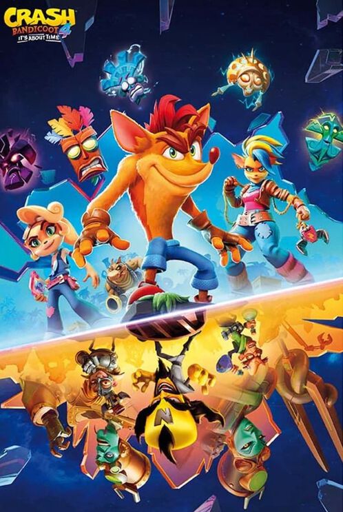 Poster Gaming de Crash Bandicoot - It's About Time - pour Unisexe - multicolore