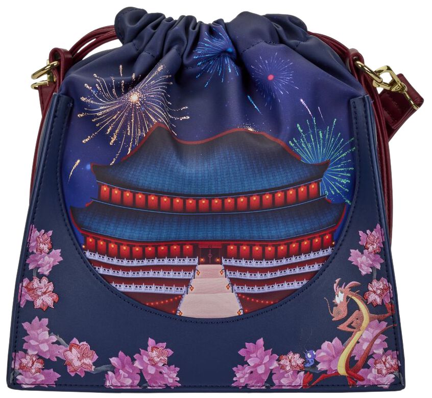Mulan Loungefly - Castle Cinch Sack Shoulder Bag multicolour