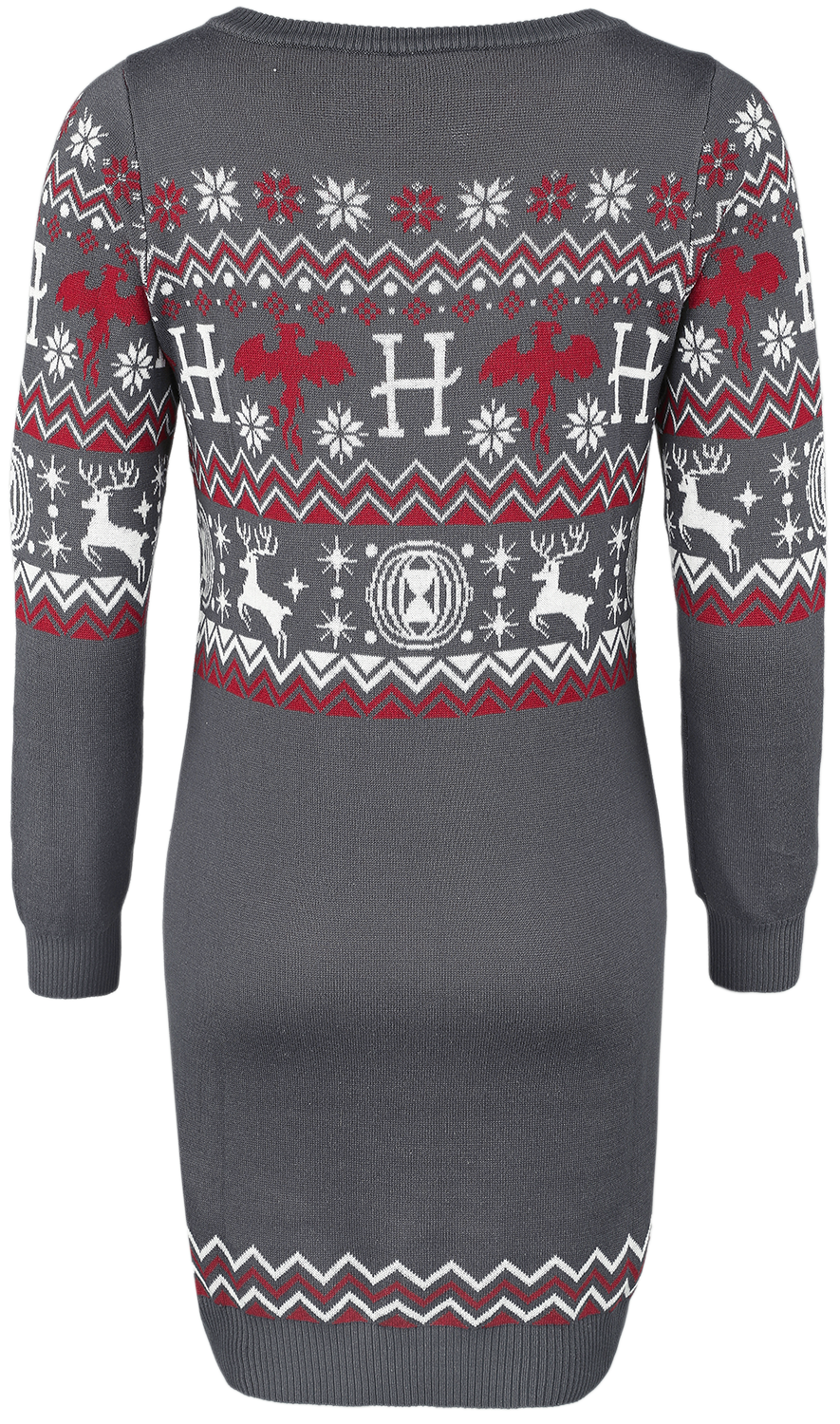 Harry Potter Phönix & Patronus Mittellanges Kleid multicolor