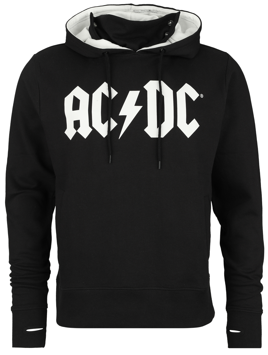 AC/DC - Logo - Kapuzenpullover - schwarz| weiß - EMP Exklusiv!