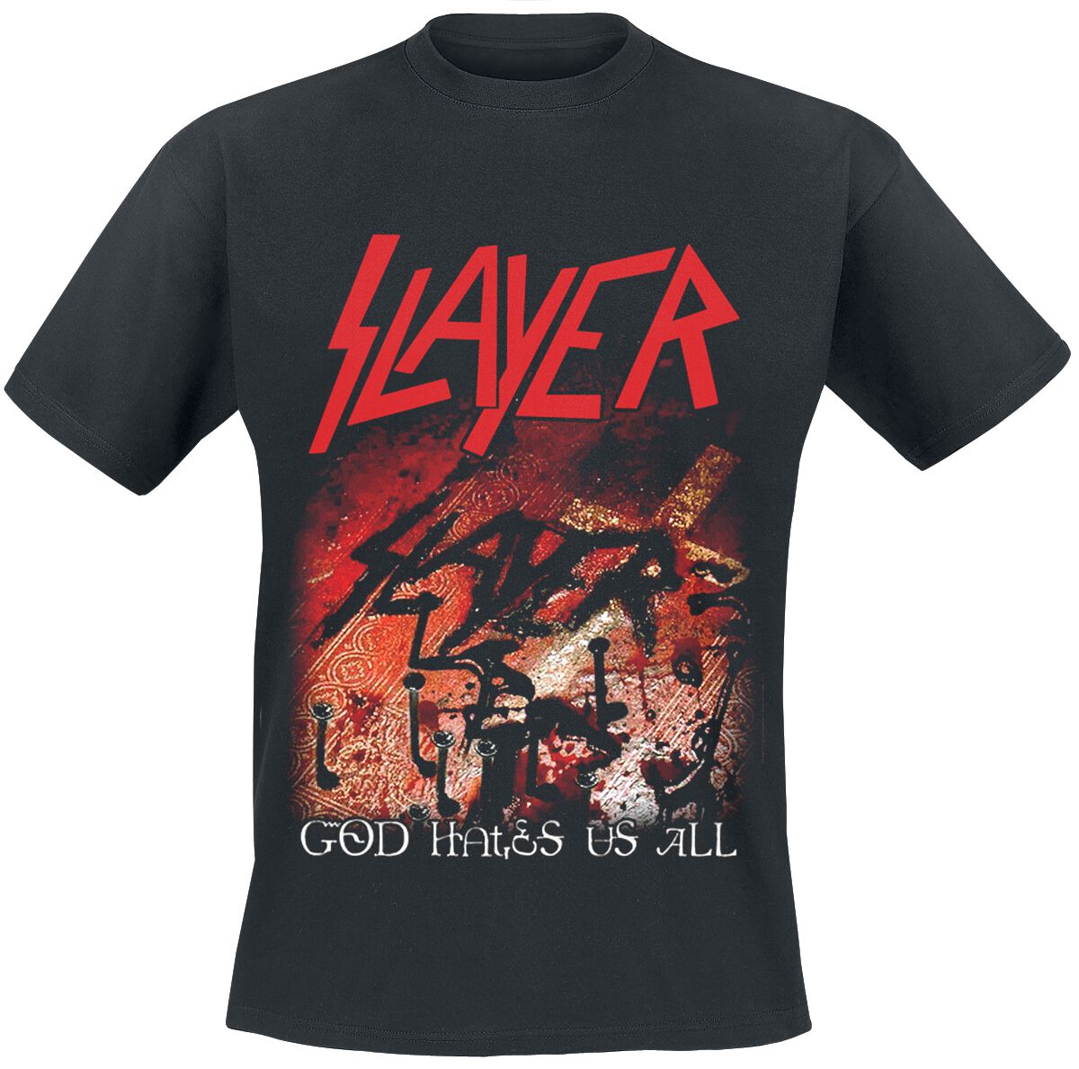 Slayer God Hates Us All Bible T-Shirt black