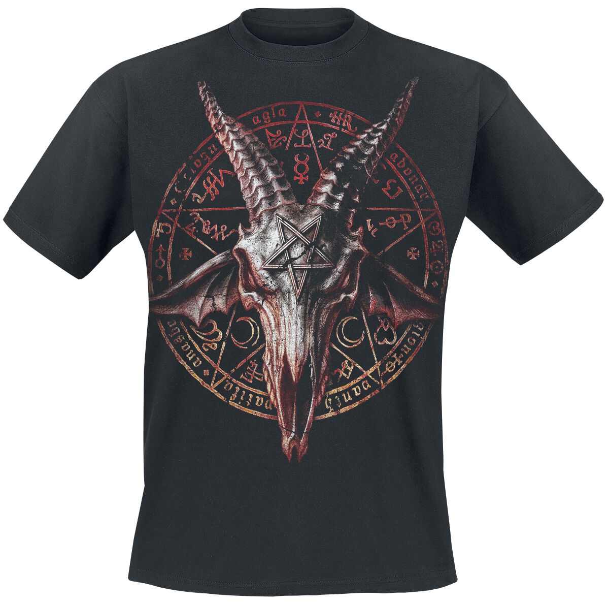 Devil Goat T-Shirt schwarz von Alchemy England