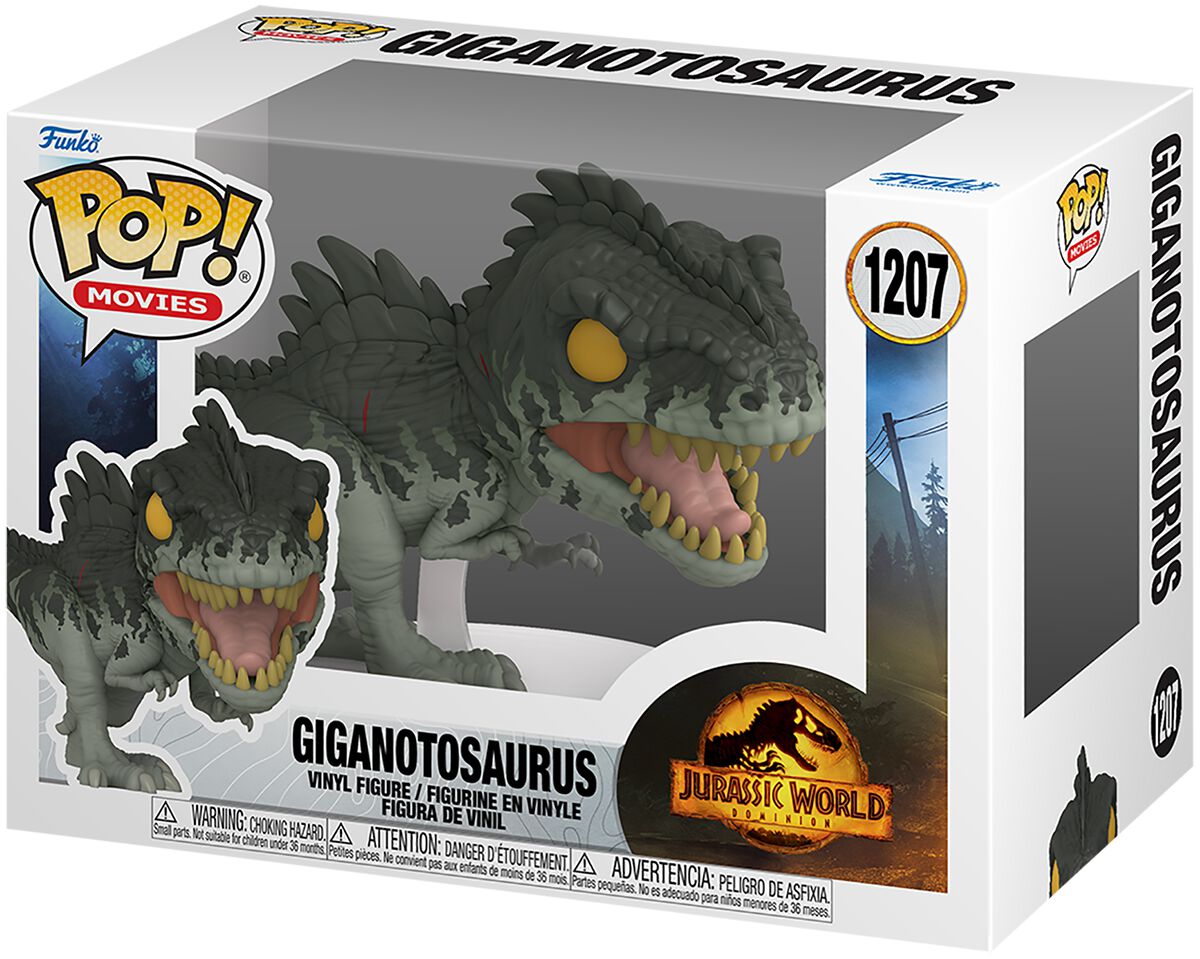Jurassic Park Jurassic World – Giganotosaurus Vinyl Figur 1207 Funko Pop! multicolor