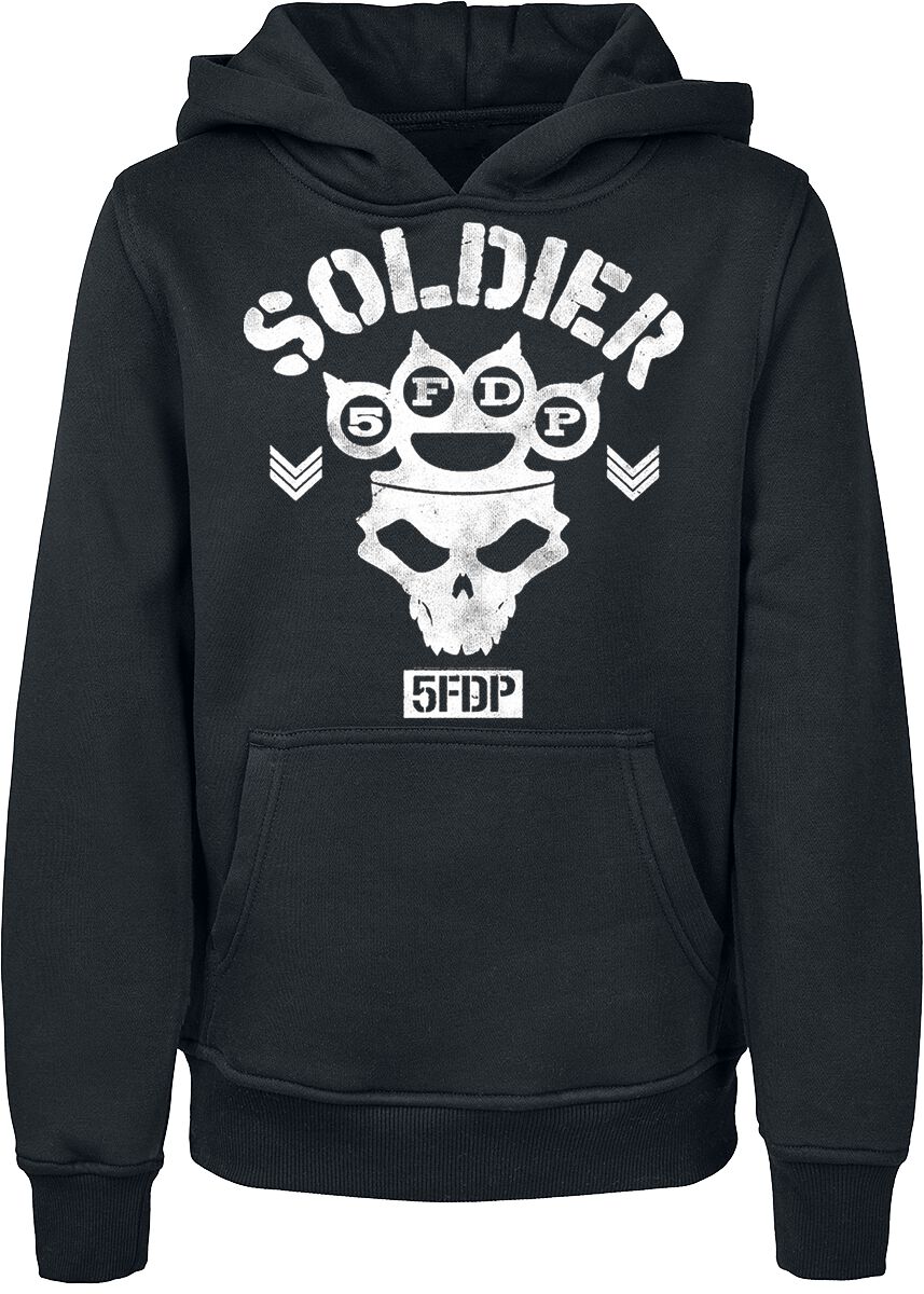 Image of Five Finger Death Punch Kids - Soldier Kinder-Kapuzenpulli schwarz