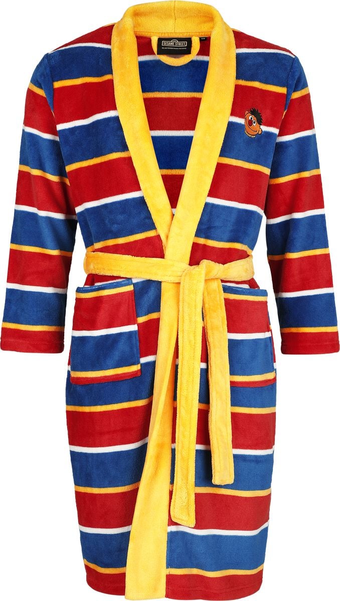 Sesamstraße Ernie's Robe Bademantel multicolor in L-XL