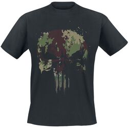 Camo Skull, The Punisher, T-Shirt