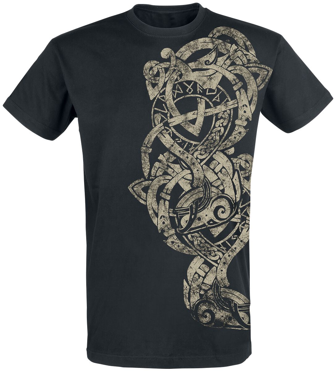 Outer Vision Tattoo T-Shirt schwarz in M 13565-OV
