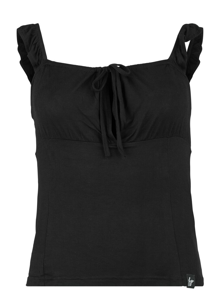 Image of Top di Forplay - CASSIDY - S a XXL - Donna - nero