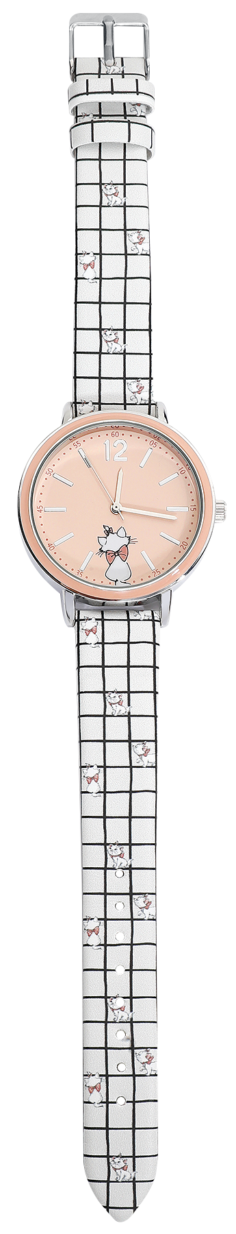 Aristocats Marie Armbanduhren weiß rosa