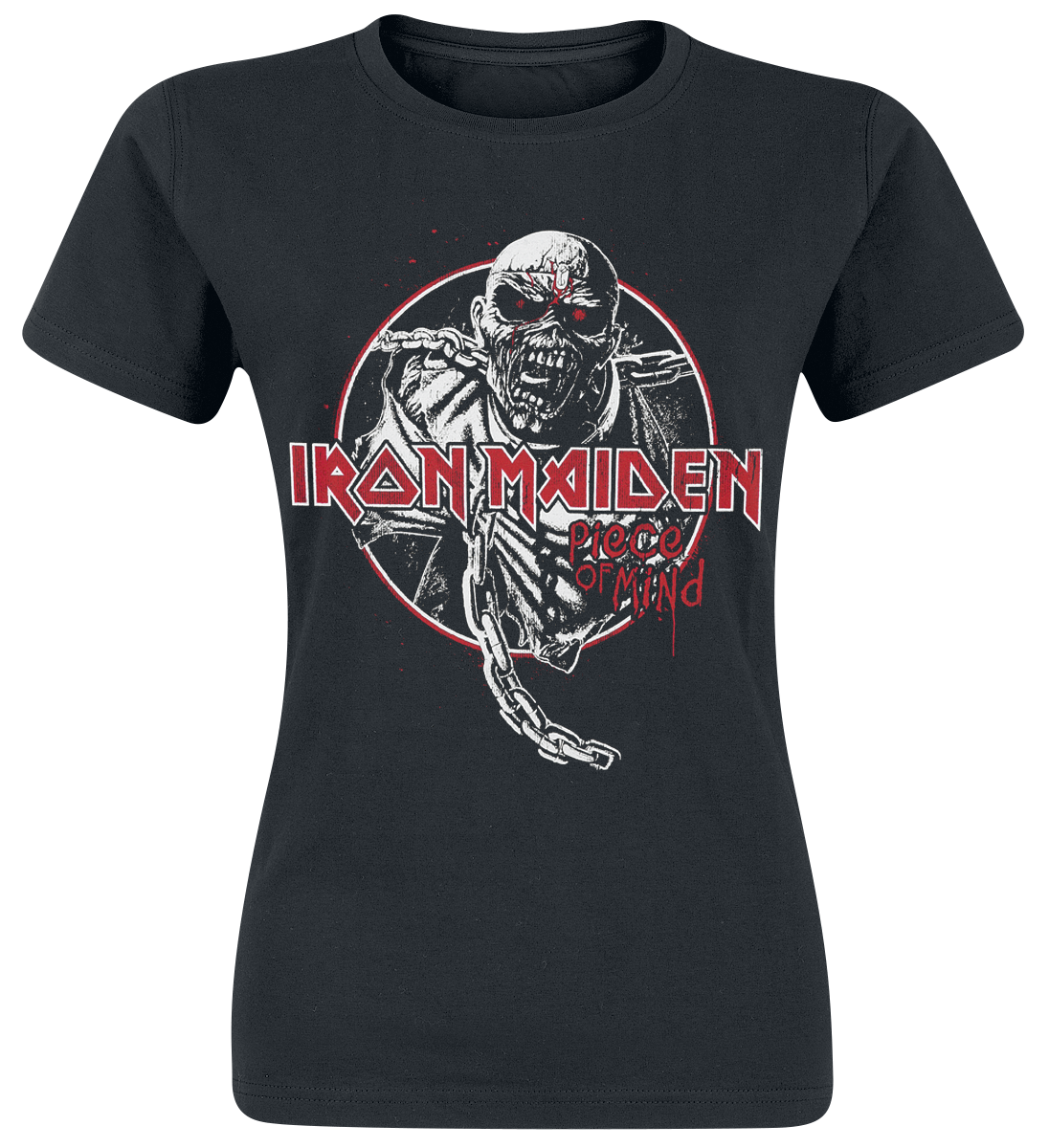 Iron Maiden - Piece Of Mind Circle - Girls shirt - black image