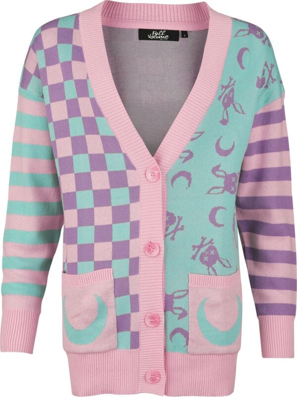 4068143327091 - Creepy Pastels Cardigan multicolor in S