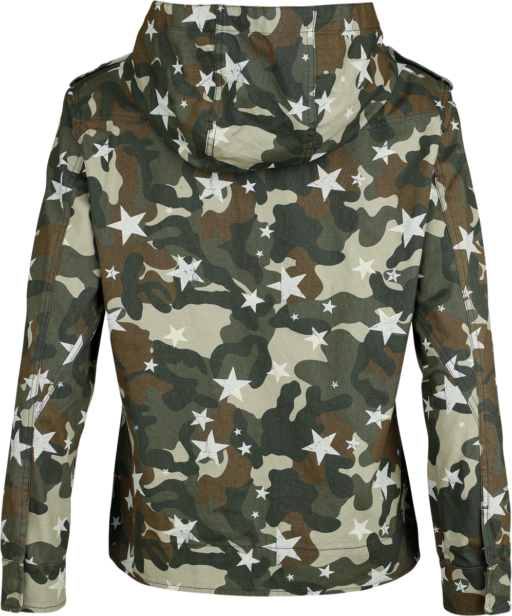 4068143253314 - Camo meet Stars Übergangsjacke multicolor in L