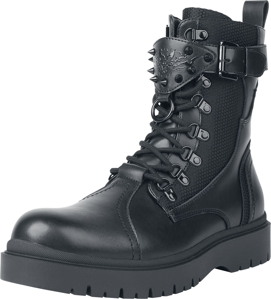 Black Blood by Gothicana - Gothic Boot - Bloodsworn to Tepes - EU39 bis EU46 - für Männer - Größe EU39 - schwarz