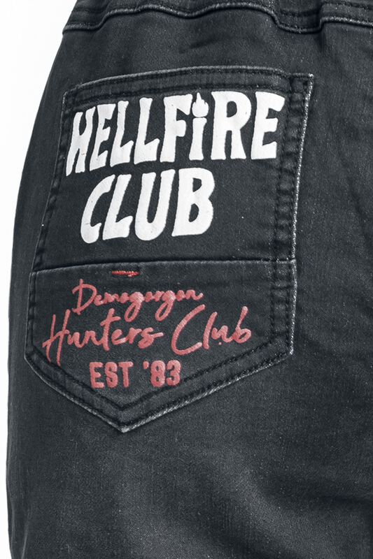 Filme & Serien Bekleidung Hellfire Club | Stranger Things Short