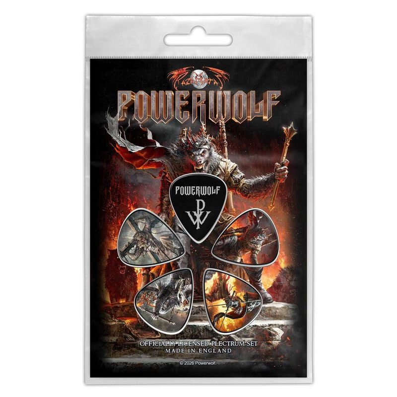 Powerwolf Plektren-Set - Wake Up The Wicked - multicolor  - Lizenziertes Merchandise!
