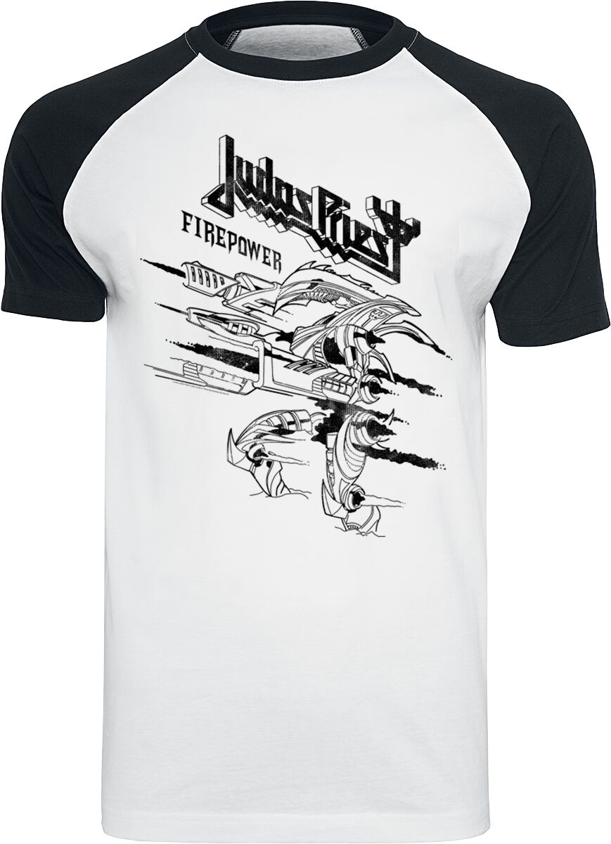 Judas Priest Firepower T-Shirt white black
