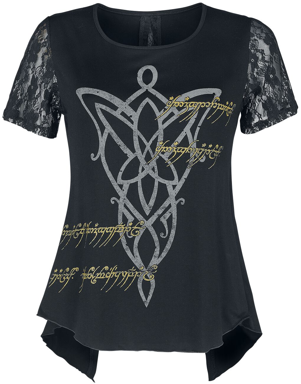 The Lord Of The Rings Evenstar T-Shirt black