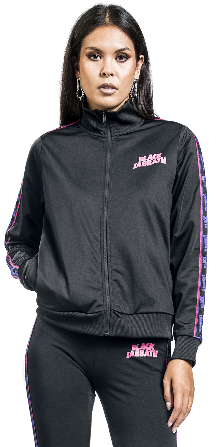 Black Sabbath Amplified Collection - Ladies Taped Tricot Track Top Trainingsjacke schwarz
