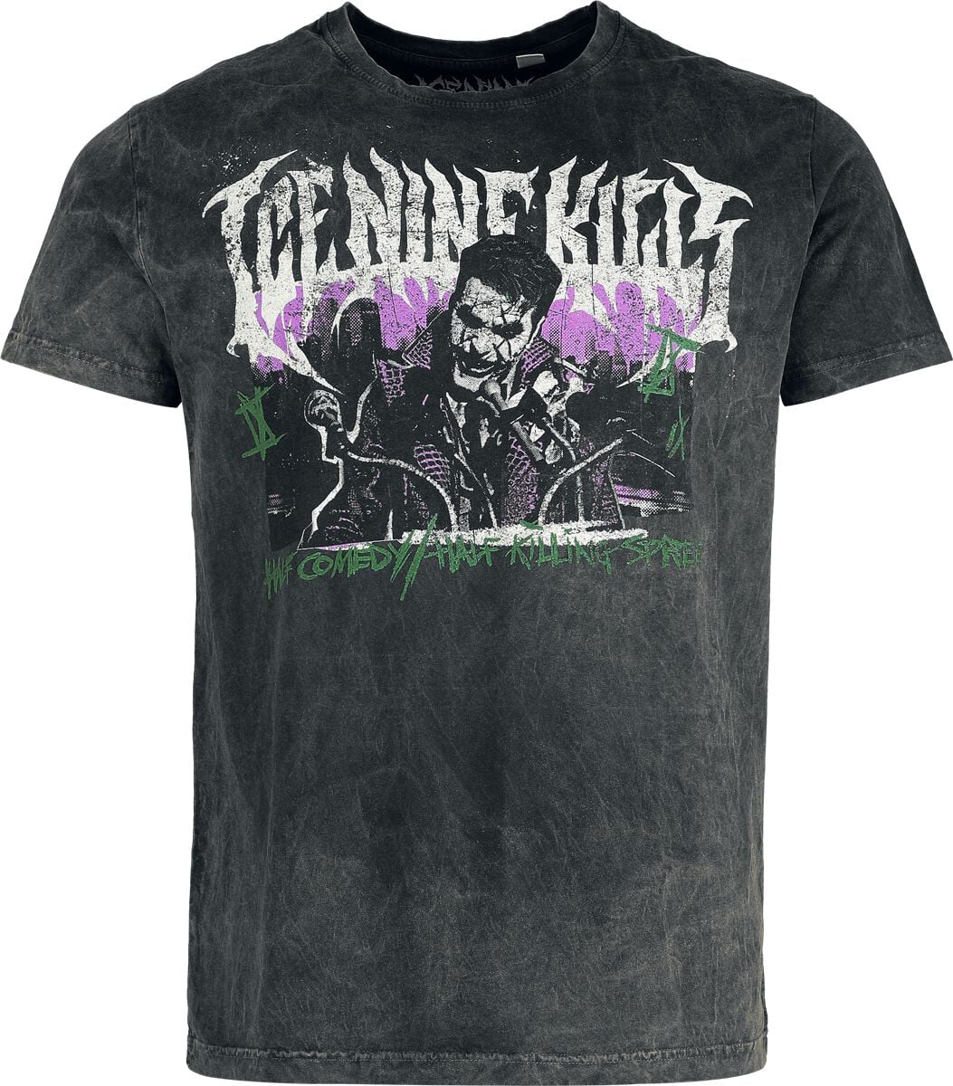 T-Shirt  di Ice Nine Kills - Joker Clean - S a 4XL - Uomo - grigio