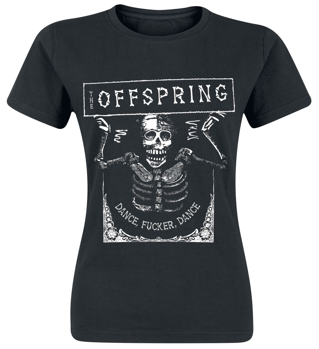 T-Shirt Manches courtes de The Offspring - Dance Fucker - S à XXL - pour Femme - noir