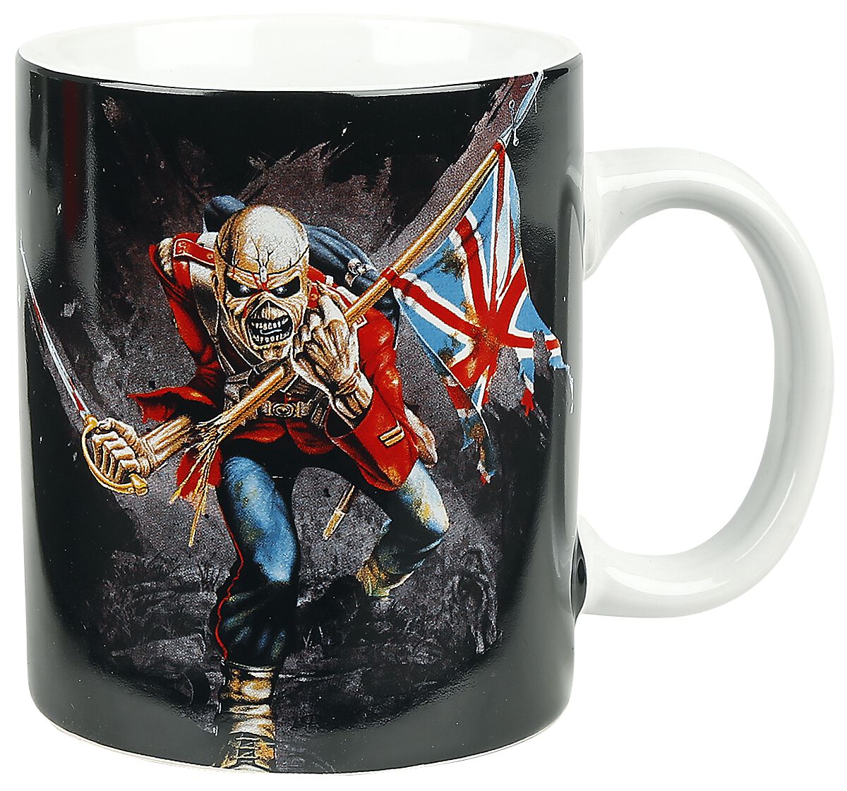 Mug de Iron Maiden - The trooper - pour Unisexe - blanc
