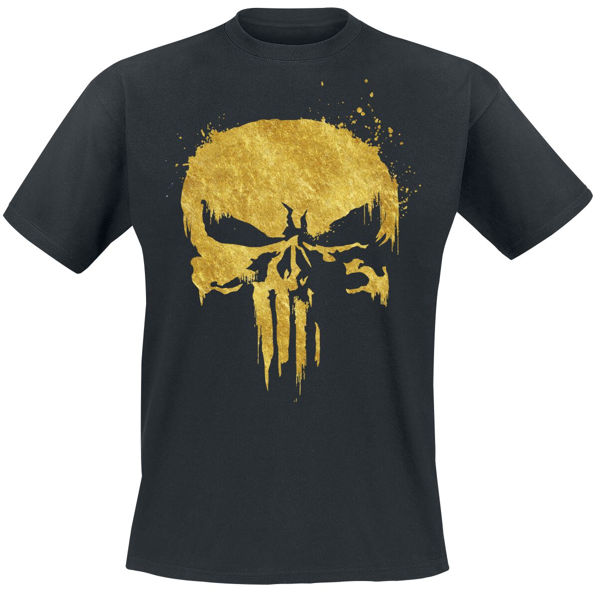 Levně The Punisher Logo Skull Tričko černá