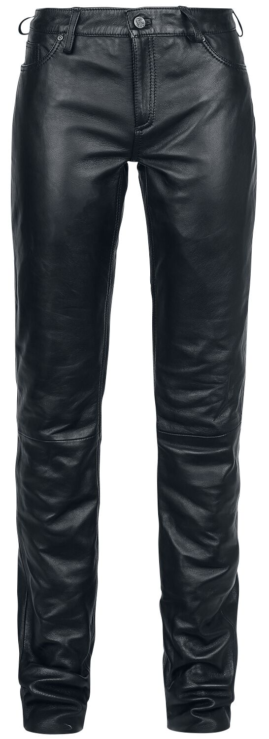 Pantalon en cuir de Gipsy - Ggwhitley LNV - XS à XXL - pour Femme - noir