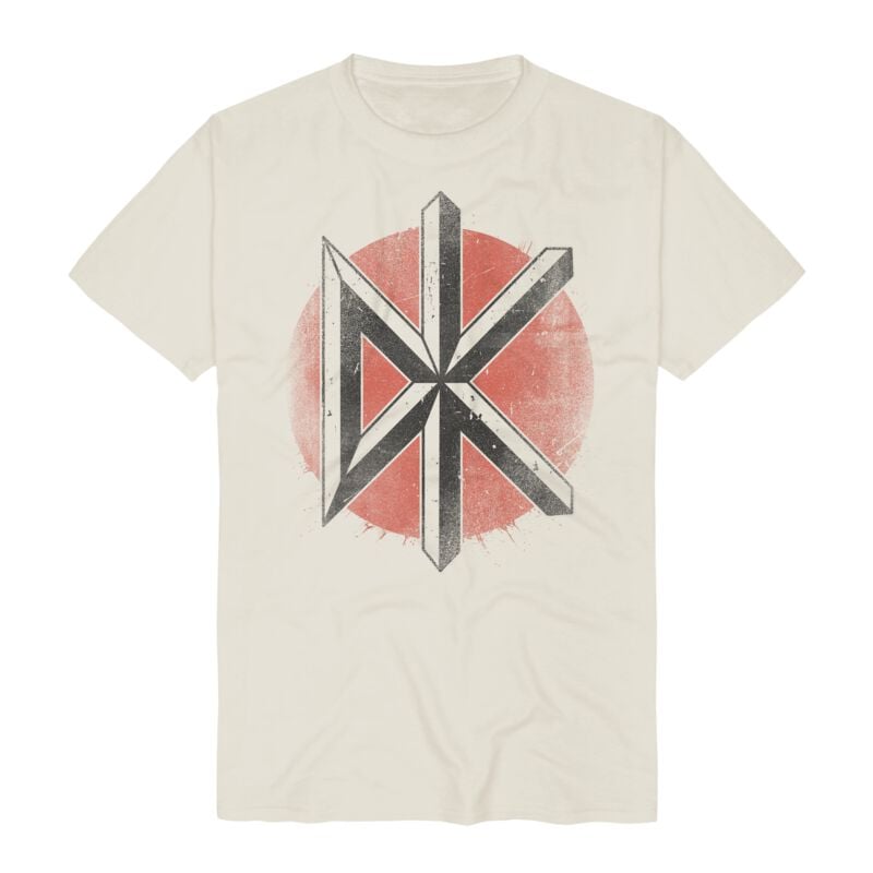 Dead Kennedys T-shirt - Distressed Logo - S till 3XL - Herrer - natur