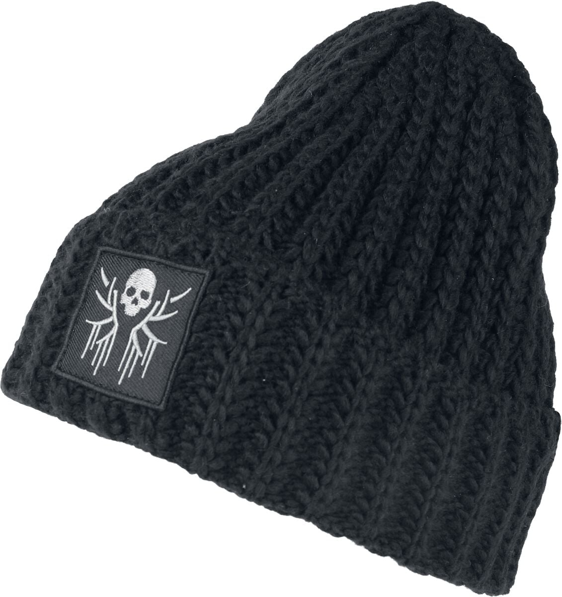 Black Premium by EMP Mütze - Skull & Bones - schwarz