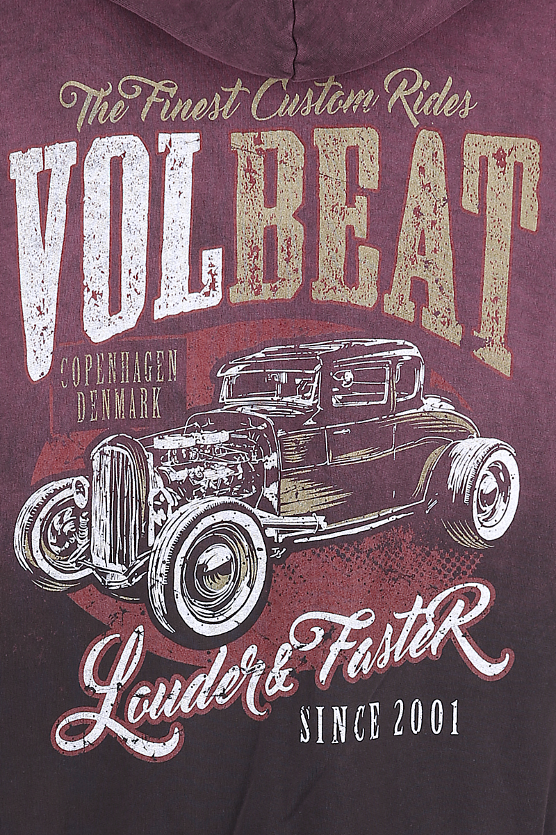 Volbeat Rewind, replay, rebound Kapuzenpullover weinrot